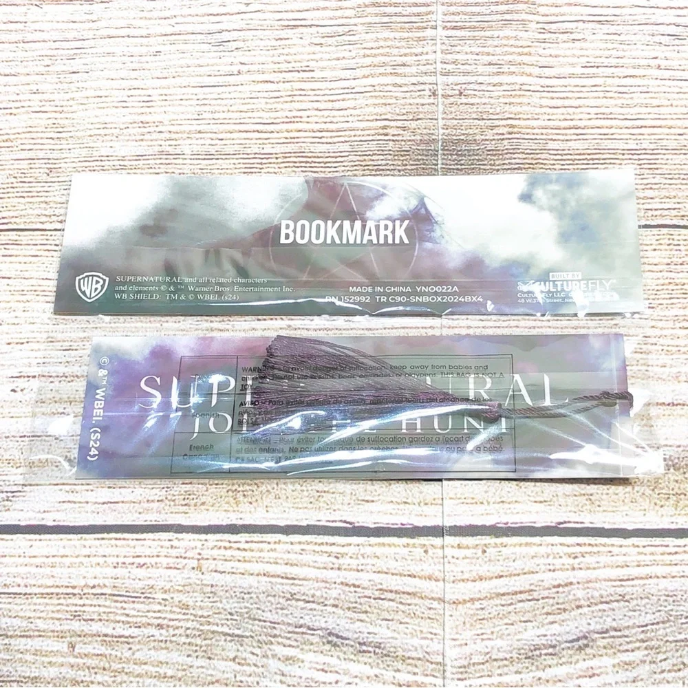 NWT Supernatural Culturefly Sam and Dean Bookmark